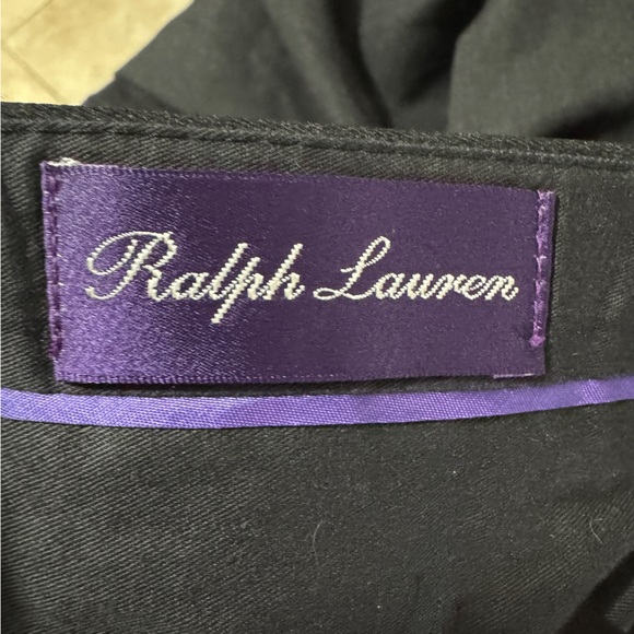 Ralph Lauren Purple Label Wool Charcoal Grey Black Trouser Pants Size 36 - Picture 11 of 13